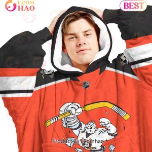 NHL Anaheim Ducks Personalized Oodie Blanket Hoodie Snuggie Hoodies For All Family