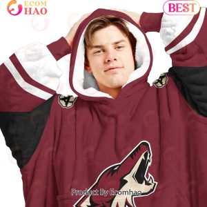 NHL Arizona Coyotes Personalized Oodie Blanket Hoodie Snuggie Hoodies For All Family