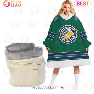 NHL California Golden Seals Personalized Oodie Blanket Hoodie Snuggie Hoodies For All Family