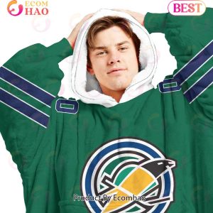 NHL California Golden Seals Personalized Oodie Blanket Hoodie Snuggie Hoodies For All Family