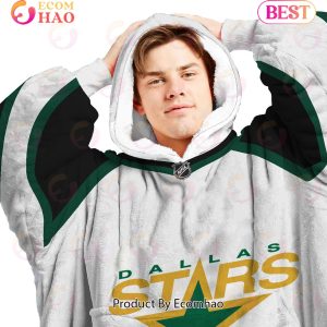 NHL Dallas Stars Personalized Oodie Blanket Hoodie Snuggie Hoodies For All Family