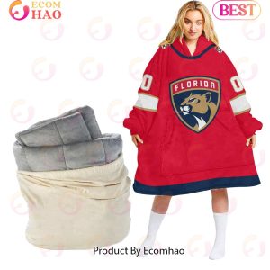 NHL Florida Panthers Personalized Oodie Blanket Hoodie Snuggie Hoodies For All Family