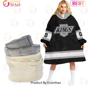 NHL Los Angeles Kings Personalized Oodie Blanket Hoodie Snuggie Hoodies For All Family