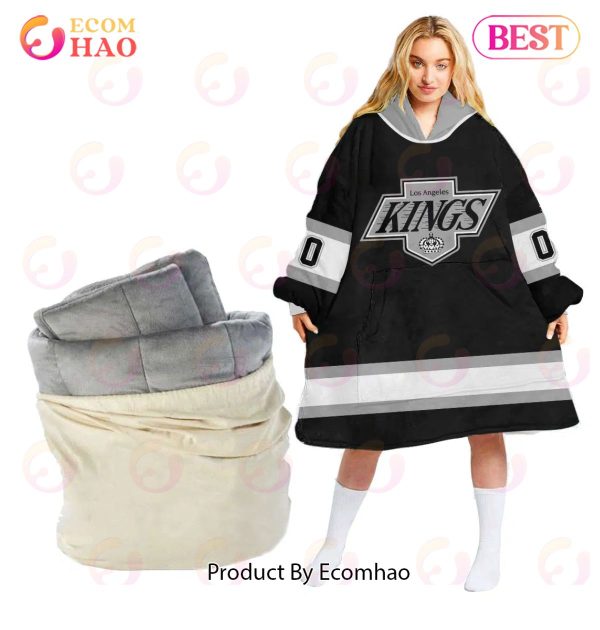 NHL Los Angeles Kings Personalized Oodie Blanket Hoodie Snuggie Hoodies For All Family