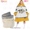 NHL New Jersey Devils Personalized Oodie Blanket Hoodie Snuggie Hoodies For All Family