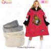 NHL Philadelphia Flyers Personalized Oodie Blanket Hoodie Snuggie Hoodies For All Family