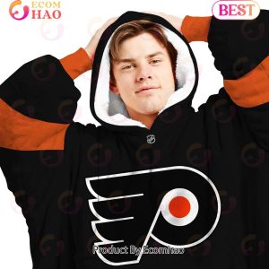 NHL Philadelphia Flyers Personalized Oodie Blanket Hoodie Snuggie Hoodies For All Family