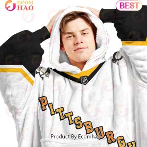 NHL Pittsburgh Penguins Personalized Oodie Blanket Hoodie Snuggie Hoodies For All Family