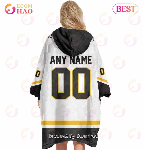 NHL Pittsburgh Penguins Personalized Oodie Blanket Hoodie Snuggie Hoodies For All Family