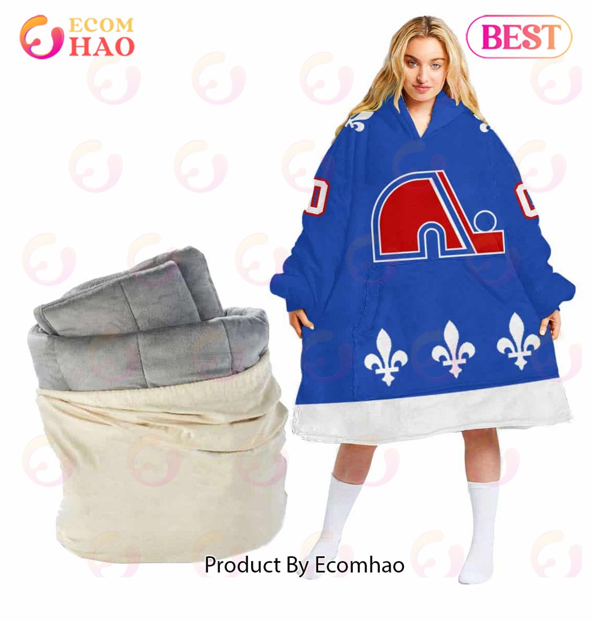 NHL Ottawa Senators Personalized Oodie Blanket Hoodie Snuggie Hoodies For All Family