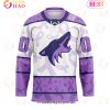 NHL Anaheim Ducks Special Lavender Fight Cancer Hockey Jersey
