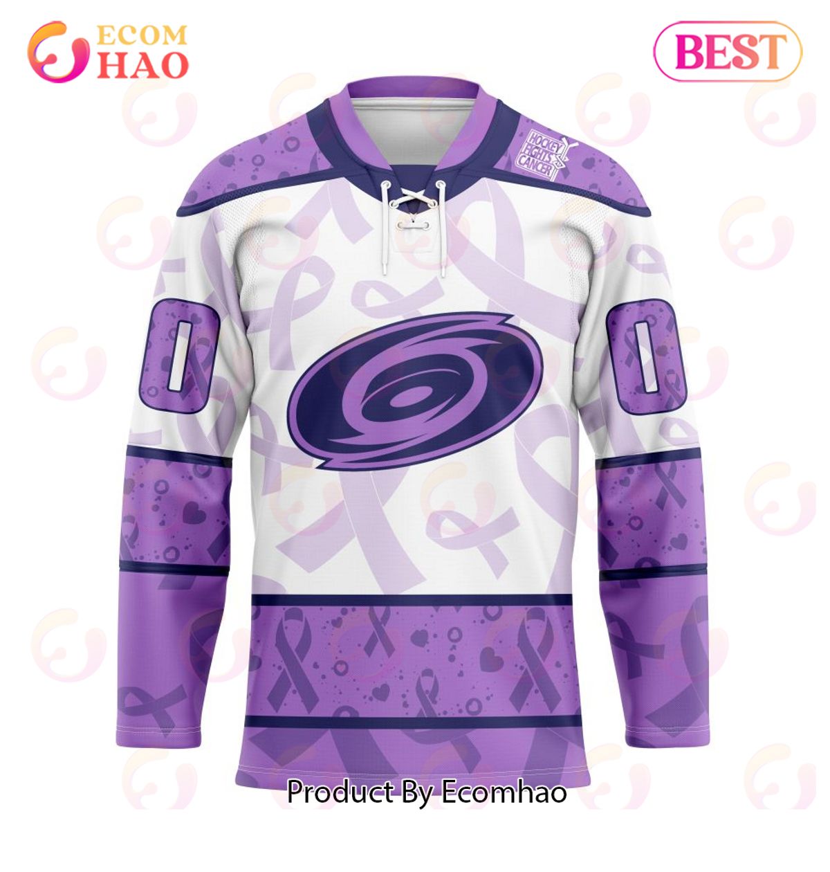 NHL Arizona Coyotes Special Lavender Fight Cancer Hockey Jersey