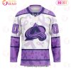 NHL Columbus Blue Jackets Special Lavender Fight Cancer Hockey Jersey