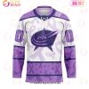 NHL Colorado Avalanche Special Lavender Fight Cancer Hockey Jersey