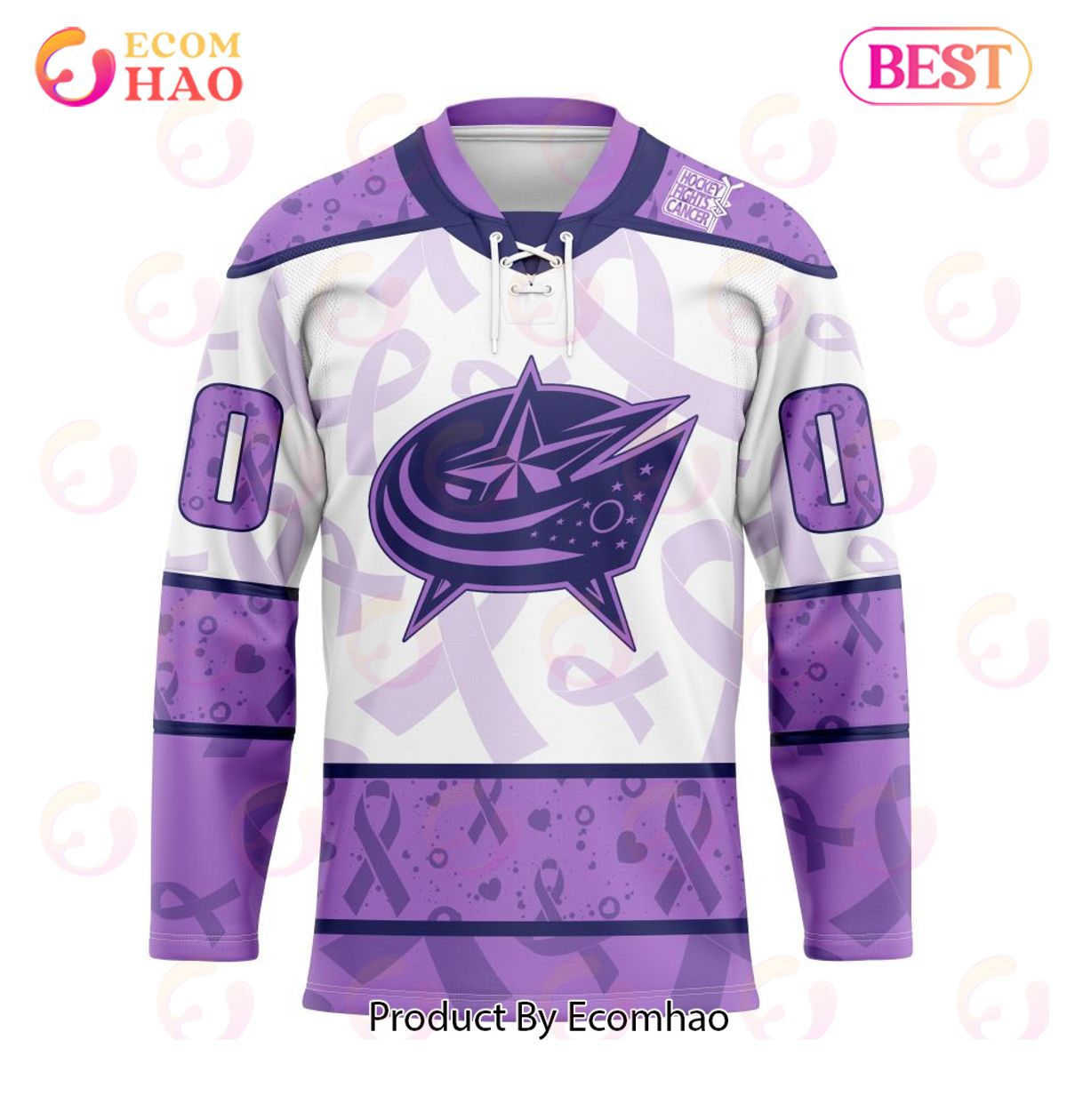 NHL Minnesota Wild Special Lavender Fight Cancer Hockey Jersey