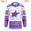 NHL Columbus Blue Jackets Special Lavender Fight Cancer Hockey Jersey