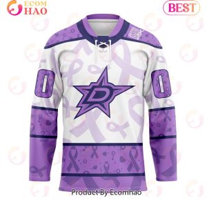 NHL Dallas Stars Special Lavender Fight Cancer Hockey Jersey