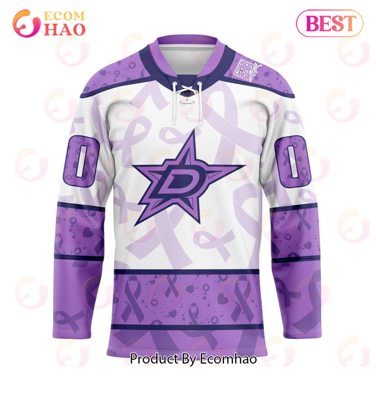 NHL Dallas Stars Special Lavender Fight Cancer Hockey Jersey