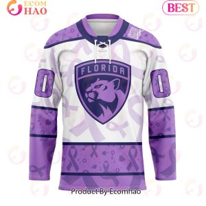 NHL Florida Panthers Special Lavender Fight Cancer Hockey Jersey