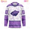NHL Los Angeles Kings Special Lavender Fight Cancer Hockey Jersey