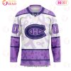NHL Nashville Predators Special Lavender Fight Cancer Hockey Jersey