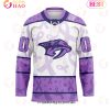 NHL Montreal Canadiens Special Lavender Fight Cancer Hockey Jersey