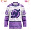 NHL Nashville Predators Special Lavender Fight Cancer Hockey Jersey