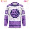 NHL New York Rangers Special Lavender Fight Cancer Hockey Jersey