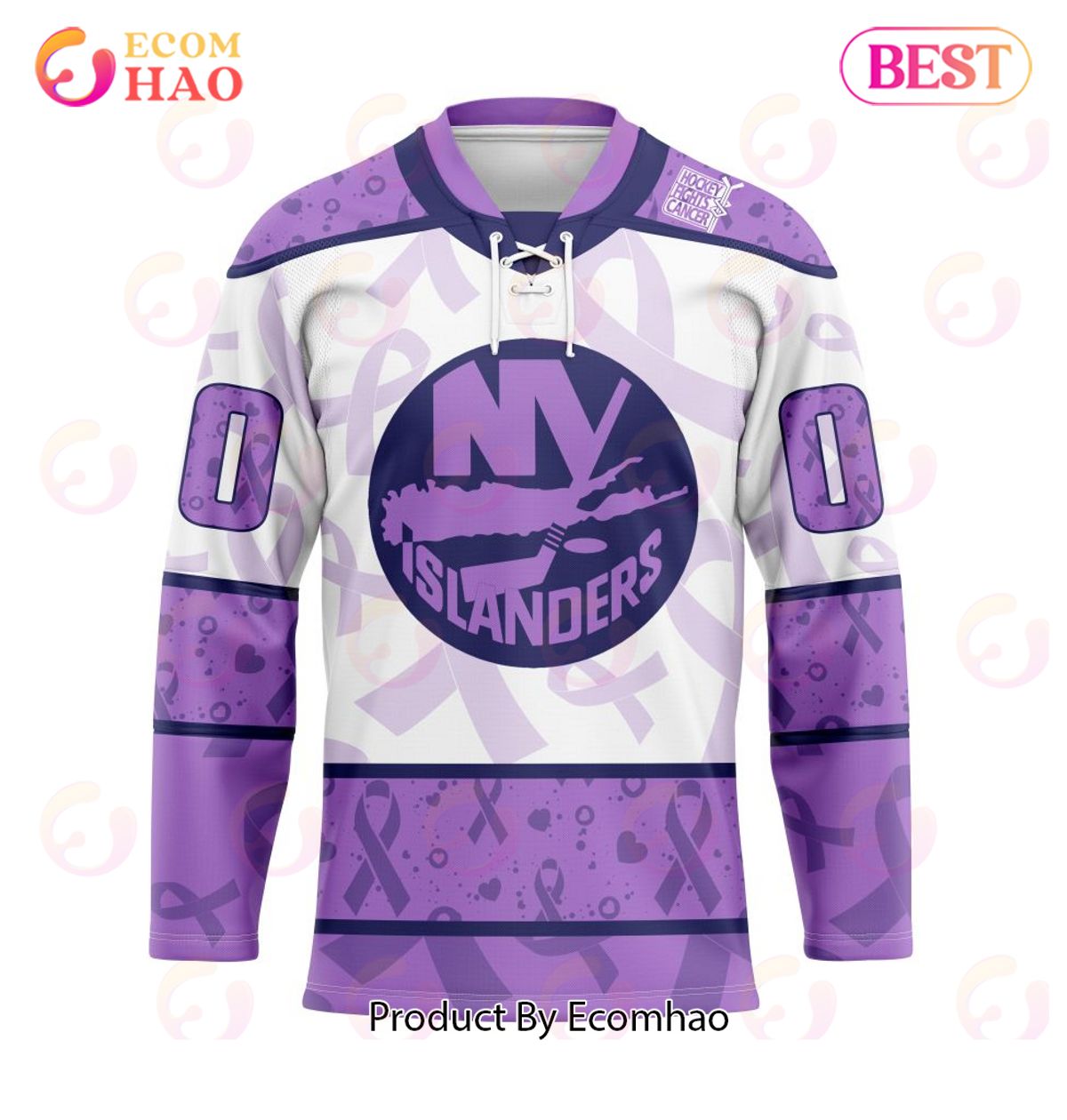 New York Islanders Hockey Fight Cancer Jersey