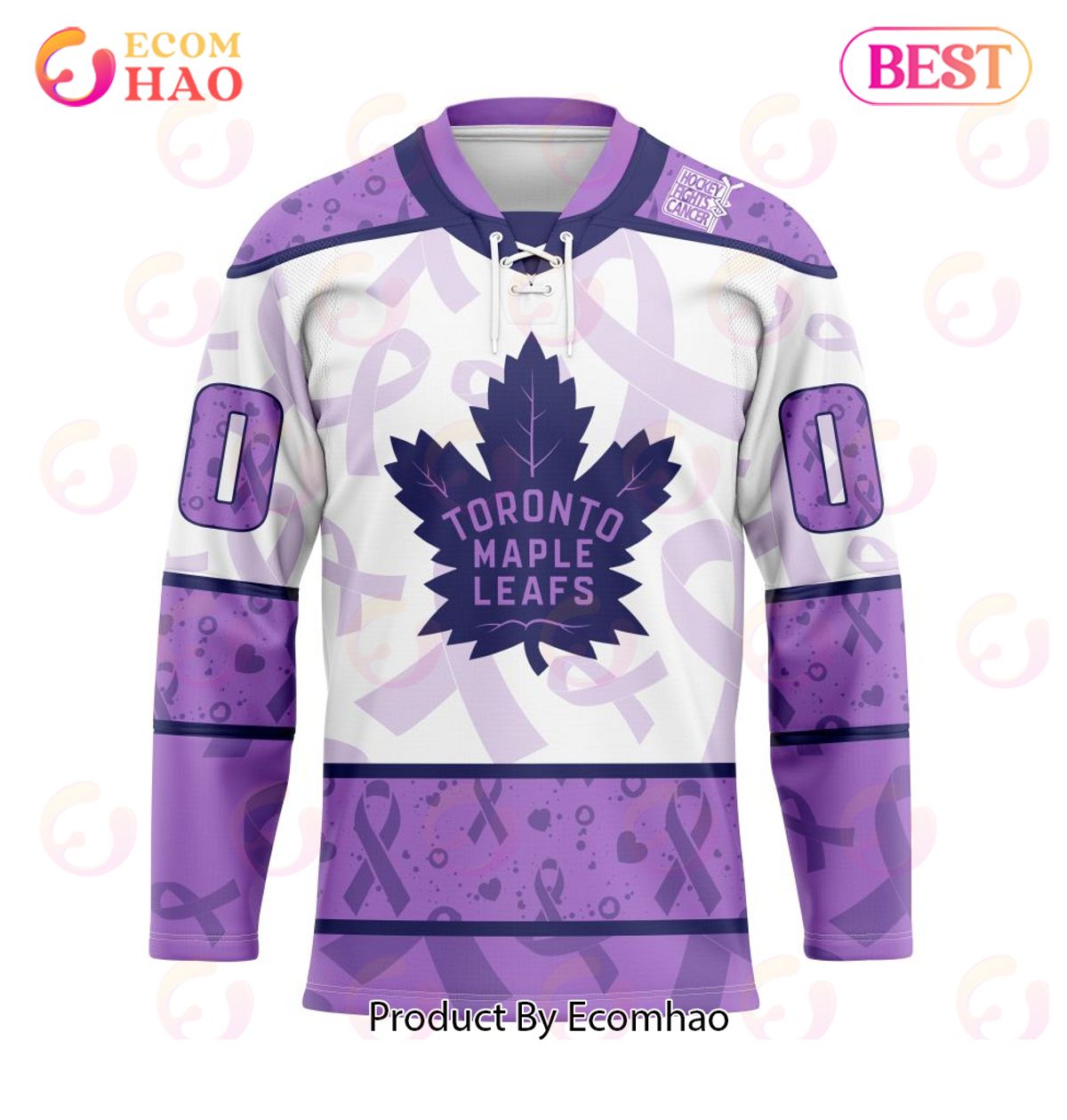 NHL Washington Capitals Special Lavender Fight Cancer Hockey Jersey