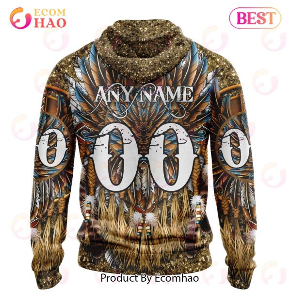 NHL Anaheim Ducks Special Native Costume Design 3D Hoodie