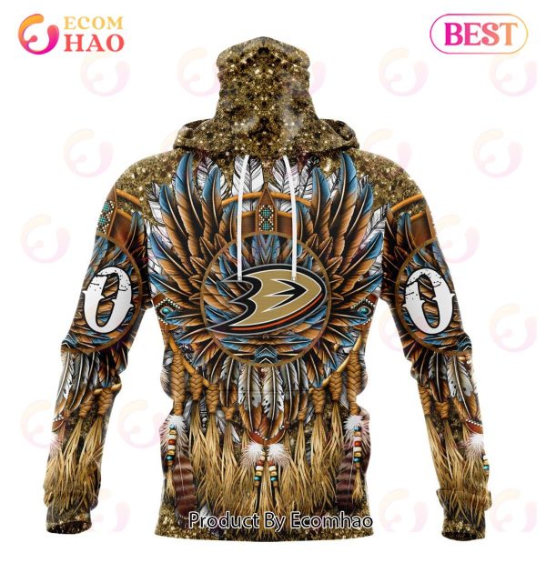 NHL Anaheim Ducks Special Native Costume Design 3D Hoodie