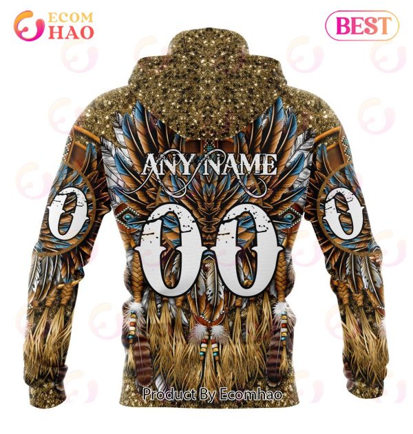 NHL Anaheim Ducks Special Native Costume Design 3D Hoodie
