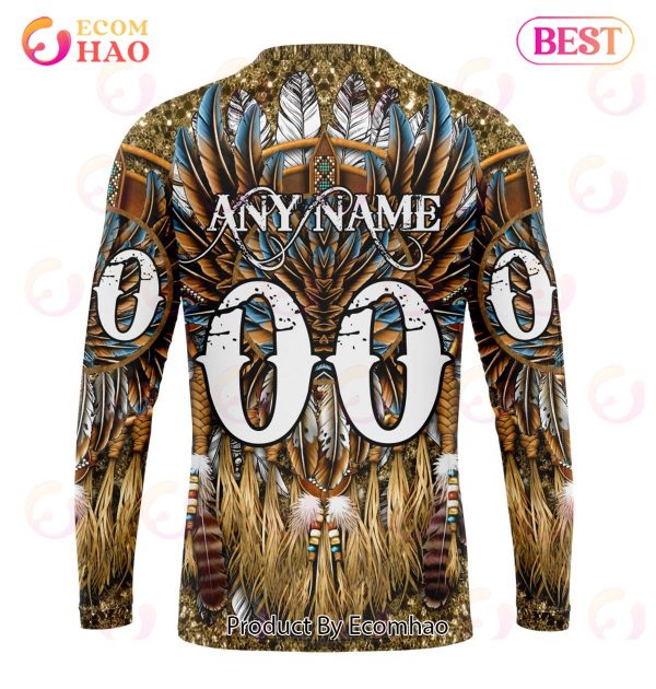NHL Anaheim Ducks Special Native Costume Design 3D Hoodie