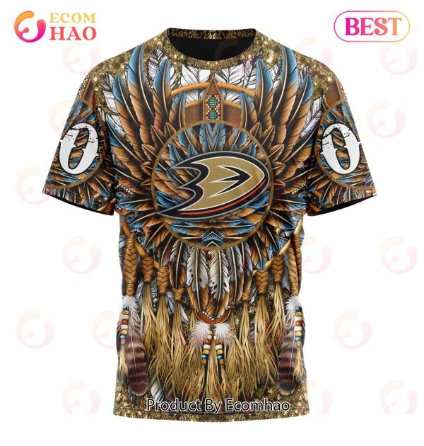 NHL Anaheim Ducks Special Native Costume Design 3D Hoodie