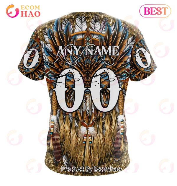 NHL Anaheim Ducks Special Native Costume Design 3D Hoodie