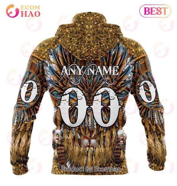 NHL Boston Bruins Special Native Costume Design 3D Hoodie