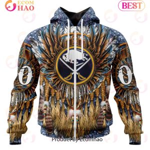 NHL Buffalo Sabres Special Native Costume Design 3D Hoodie