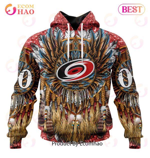 NHL Carolina Hurricanes Special Native Costume Design 3D Hoodie ...