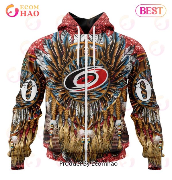NHL Carolina Hurricanes Special Native Costume Design 3D Hoodie
