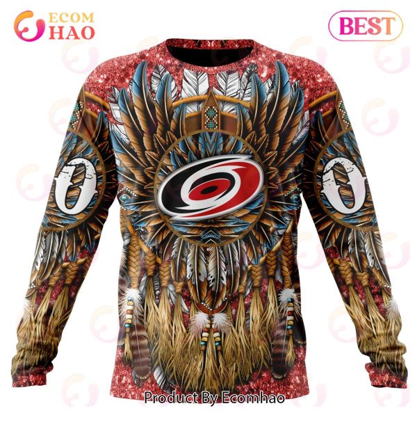 NHL Carolina Hurricanes Special Native Costume Design 3D Hoodie