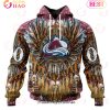 NHL Columbus Blue Jackets Special Native Costume Design 3D Hoodie