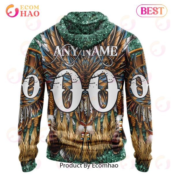 NHL Dallas Stars Special Native Costume Design 3D Hoodie