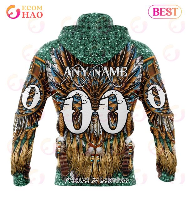 NHL Dallas Stars Special Native Costume Design 3D Hoodie