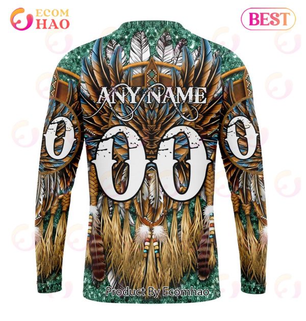 NHL Dallas Stars Special Native Costume Design 3D Hoodie