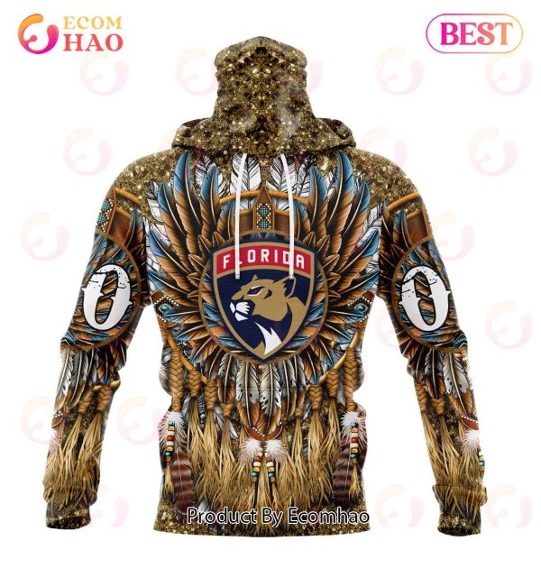 NHL Florida Panthers Special Native Costume Design 3D Hoodie
