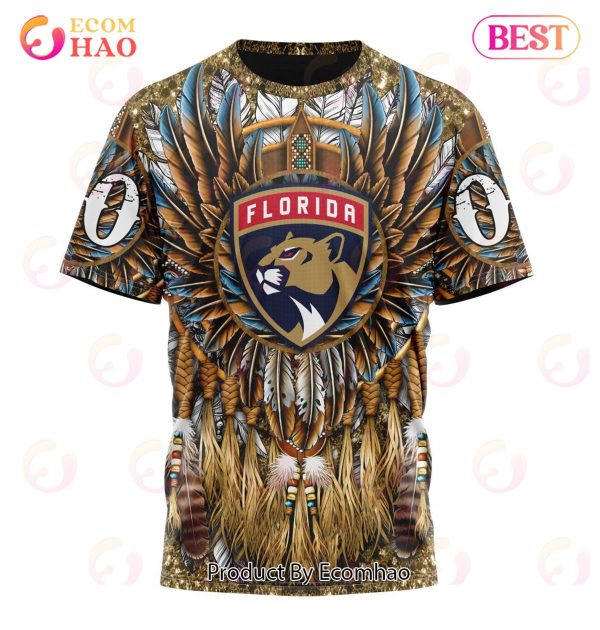 NHL Florida Panthers Special Native Costume Design 3D Hoodie