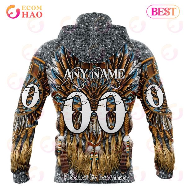 NHL Los Angeles Kings Special Native Costume Design 3D Hoodie