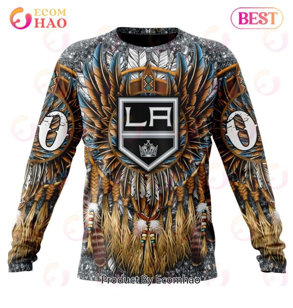 NHL Los Angeles Kings Special Native Costume Design 3D Hoodie