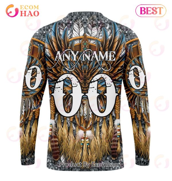 NHL Los Angeles Kings Special Native Costume Design 3D Hoodie